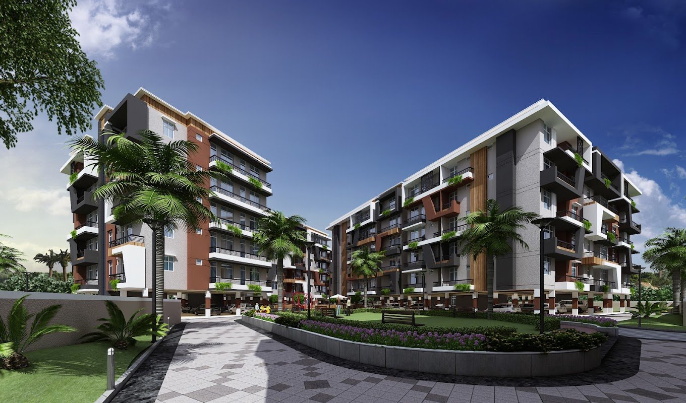 Sample image of apartment blocks